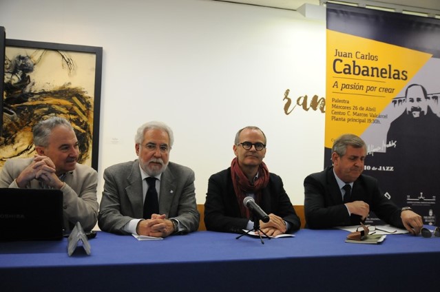 O presidente do Parlamento participou na presentación da conferencia do arquitecto Juan Carlos Cabanelas en Ourense