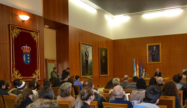 Acto de entrega de premios do concurso de fotografía aos participantes no programa Comenius Regio