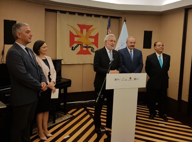 Inauguración da Exposición “56 páxinas das nosas letras”, na casa dos Azores en Lisboa