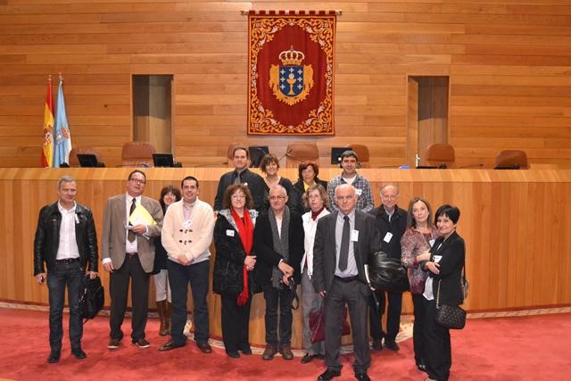 Os coordinadores dun programa europeo de mellora da empregabilidade visitan o Parlamento de Galicia