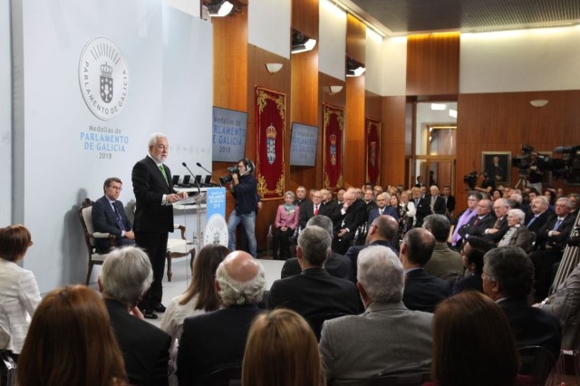 Intervención do presidente do Parlamento de Galicia, Miguel Ángel Santalices Vieira