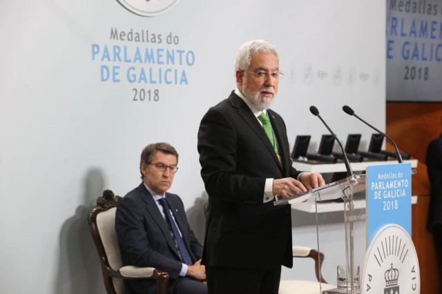 Intervención do presidente do Parlamento de Galicia, Miguel Ángel Santalices Vieira