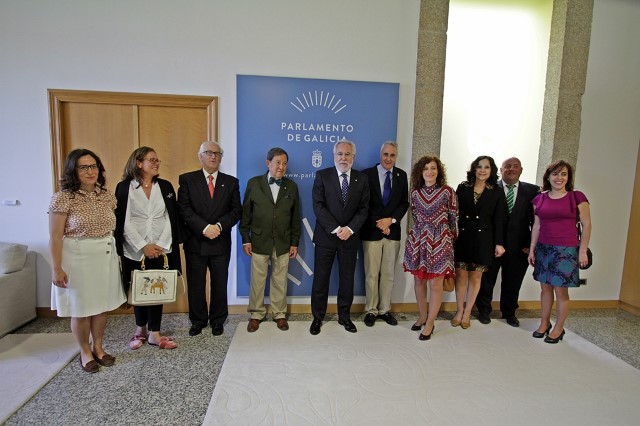 Visita ao Parlamento de Galicia