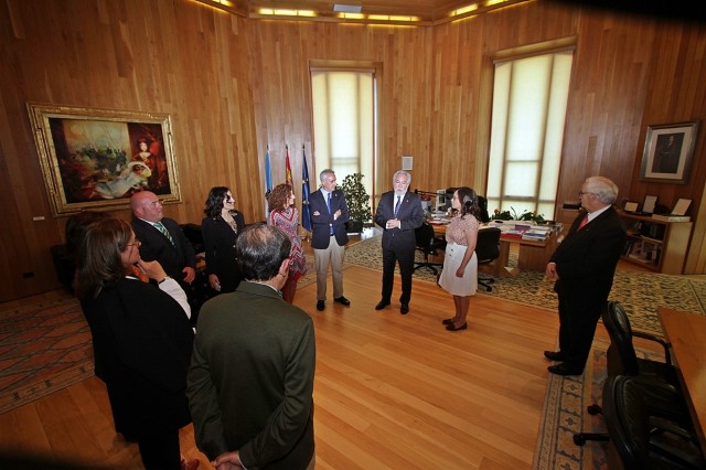 Visita ao Parlamento de Galicia