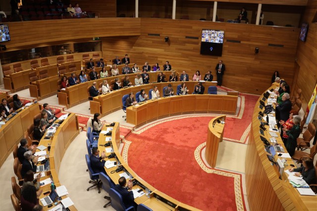 Toma de posesión de nove deputados e deputadas do Parlamento de Galicia