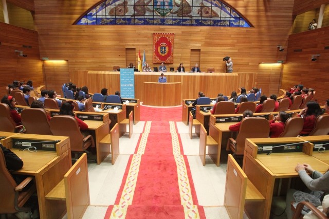 O Pazo do Hórreo acolle o V Foro de Participación Infantil Parlamento de Galicia-Unicef centrado no cambio climático
