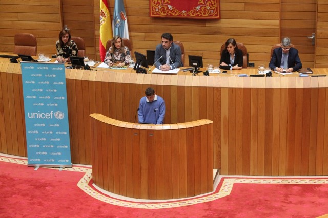 O Pazo do Hórreo acolle o V Foro de Participación Infantil Parlamento de Galicia-Unicef centrado no cambio climático