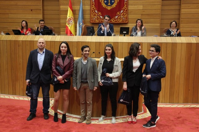 A Cámara galega patrocinará a participación dos gañadores do Parlamento Xove nun certame de ámbito estatal que se celebrará no Senado