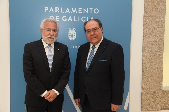 Parlamento de Galicia e Afundación colaborarán na promoción e intercambio das súas coleccións de arte