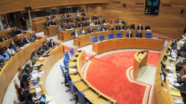 Moción aprobada polo Pleno do Parlamento de Galicia o 9 de decembro de 2021