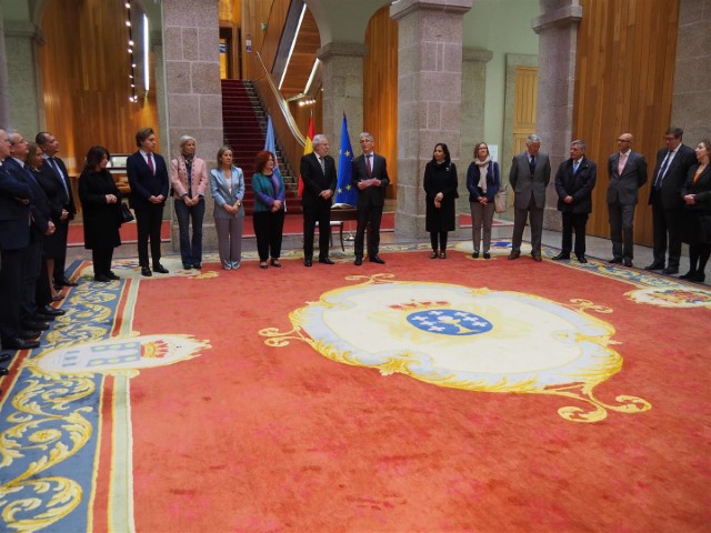 Os embaixadores da UE acreditados en España visitan o Parlamento de Galicia no marco das actividades da Presidencia belga
