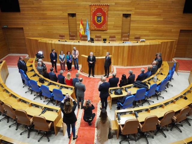 Os embaixadores da UE acreditados en España visitan o Parlamento de Galicia no marco das actividades da Presidencia belga