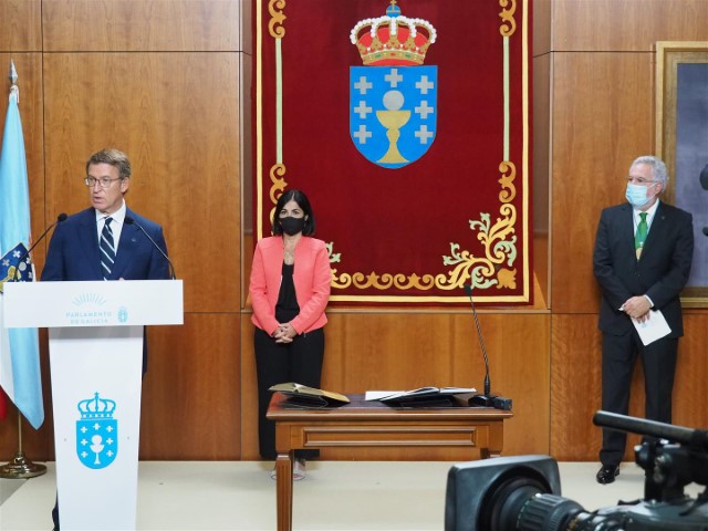 Alberto Núñez Feijóo tomou posesión como presidente da Xunta no Parlamento de Galicia