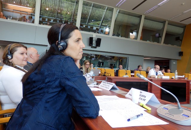 Pilar Rojo analiza vías de colaboración entre os parlamentos rexionais europeos e o Consello de Europa