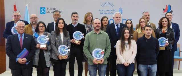 Entregados no Parlamento os Premios de Publicidade en Galego