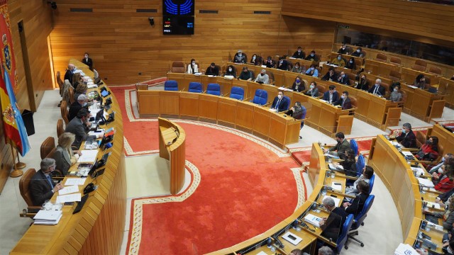 O Parlamento de Galicia aproba a Lei de Orzamentos  da Comunidade Autónoma para 2022