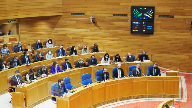 Proposicións non de lei aprobadas polo Pleno do Parlamento de Galicia o 28 de abril de 2021