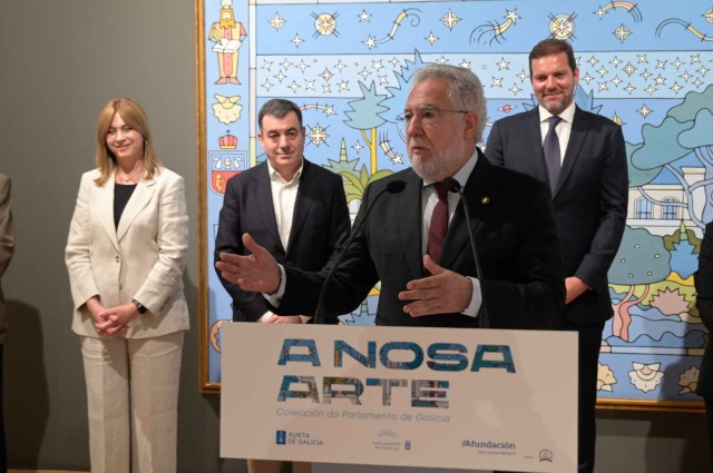 O Parlamento de Galicia expón na Coruña unha selección da súa colección de arte 