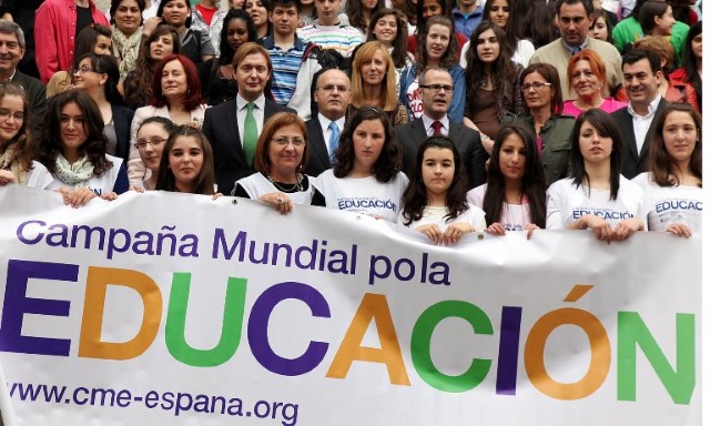 José Manuel Baltar súmase, en nome do Parlamento de Galicia, aos obxectivos da Campaña Mundial pola Educación