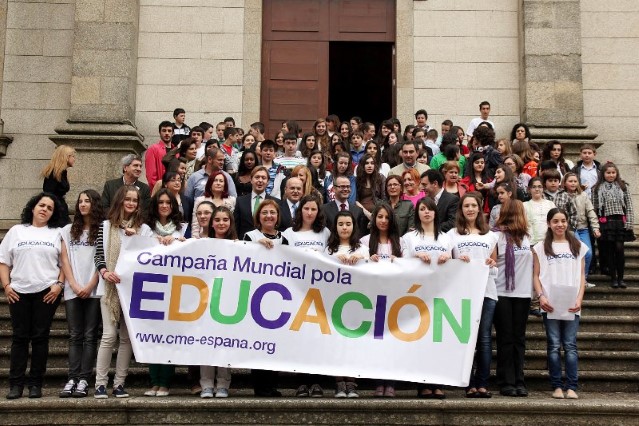 José Manuel Baltar súmase, en nome do Parlamento de Galicia, aos obxectivos da Campaña Mundial pola Educación