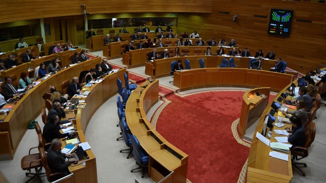 Pleno do Parlamento de Galicia do 3 de decembro de 2014
