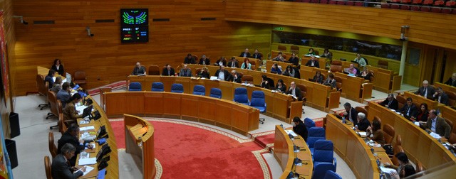 Pleno do Parlamento de Galicia celebrado o 3 de decembro de 2014