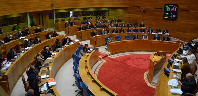 Pleno do Parlamento celebrado o 16 de decembro de 2014