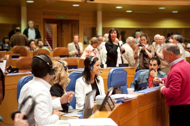 Pilar Rojo agradece a participación na Xornada de Portas abertas do Parlamento, que considera necesaria para incrementar a proxección da institución