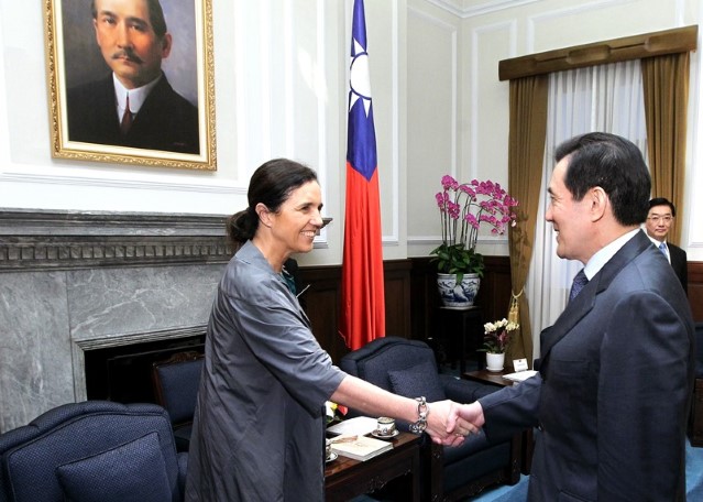 Pilar Rojo foi recibida polo presidente de Taiwán