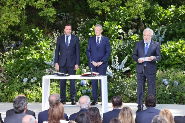 Alfonso Rueda toma posesión como presidente da Xunta de Galicia