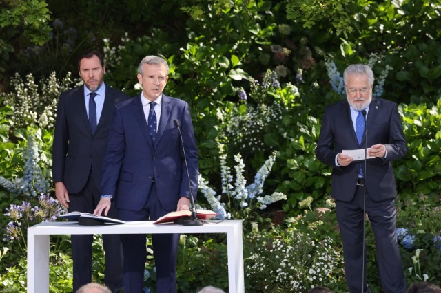 Alfonso Rueda toma posesión como presidente da Xunta de Galicia