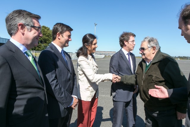 Pilar Rojo participa na recepción do presidente da República Oriental do Uruguai