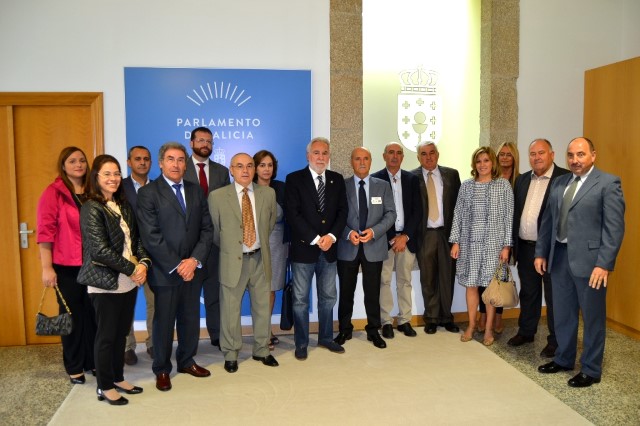 Empresarios do Polígono de San Cibrao das Viñas visitan o Parlamento de Galicia