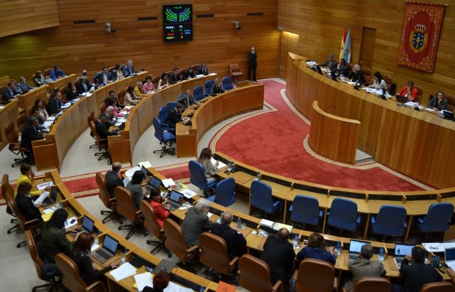 Pleno do Parlamento de Galicia