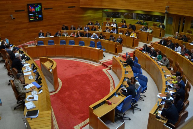 Pleno do Parlamento de Galicia o 24 de setembro de 2014