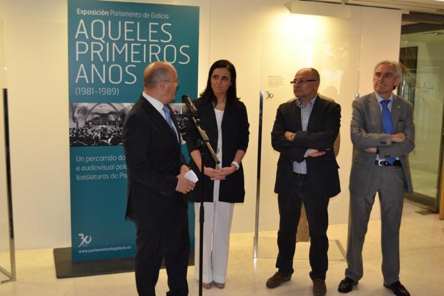 Inauguración "Aqueles primeiros anos" en Ourense