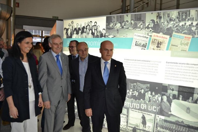 Inauguración da exposición "Aqueles primeiros anos" en Ourense