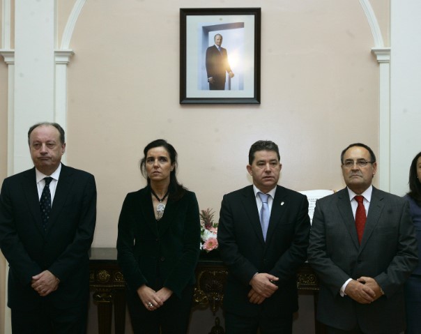 Pilar Rojo asistiu ao acto institucional conmemorativo do XXXII aniversario da Constitución celebrado na Subdelegación do Goberno en Pontevedra, 04-12-2010