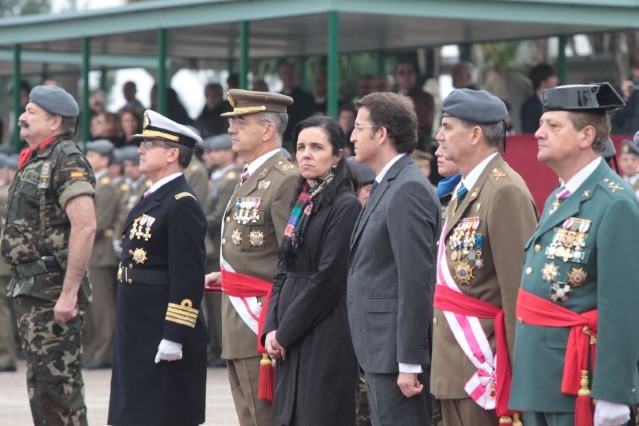 Pilar Rojo asiste, na sede da Brilat, aos actos organizados con motivo da festividade da Inmaculada Concepción, Patroa da Infantería Española