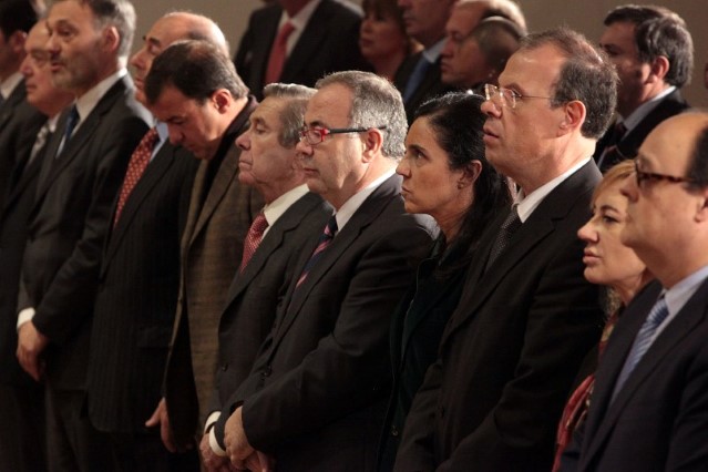 Sinatura da escritura de constitución da nova caixa galega, 29-11-2010