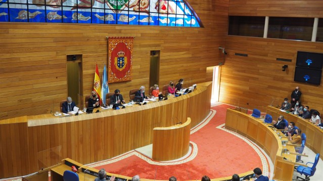 Declaración institucional do Parlamento de Galicia de apoio ás mulleres agredidas na festa da Maruxaina de 2019