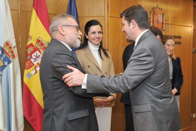 A presidenta do Parlamento de Galicia asistiu ao acto de toma de posesión do novo delegado do Goberno en Galicia