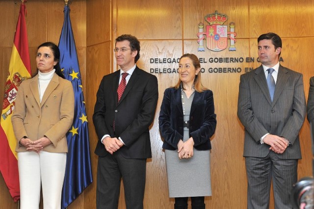 A presidenta do Parlamento de Galicia asistiu ao acto de toma de posesión do novo delegado do Goberno en Galicia