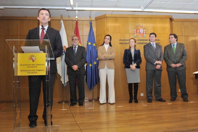 A presidenta do Parlamento de Galicia asistiu ao acto de toma de posesión do novo delegado do Goberno en Galicia
