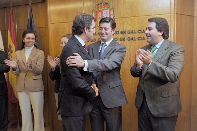 A presidenta do Parlamento de Galicia asistiu ao acto de toma de posesión do novo delegado do Goberno en Galicia