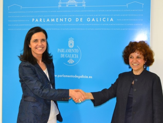 A embaixadora de Turquía en España visita o Parlamento de Galicia 