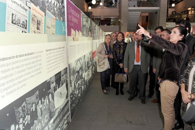 A  exposición sobre as orixes do Parlamento de Galicia chega á Coruña, onde pecha o percorrido que a levou ao Senado e as capitais provinciais