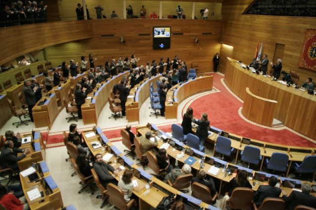 Sesión de investidura do presidente da Xunta de Galicia