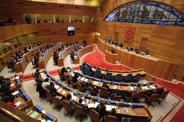 Sesión plenaria de investidura do presidente da Xunta.