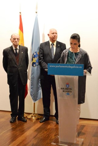 Gerardo Fernández Albor, Juan J. Casares Long e Pilar Rojo
